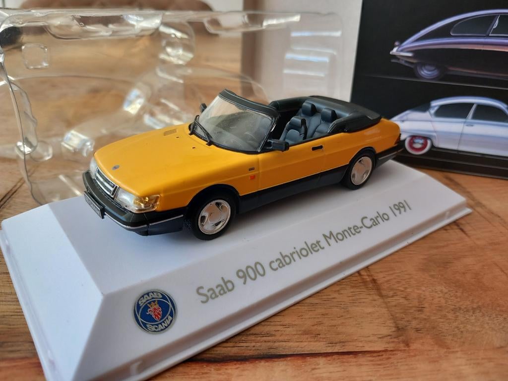 Saab 900 cabrio nieuw. 1:43, Ophalen, Nieuw, Auto, Overige merken