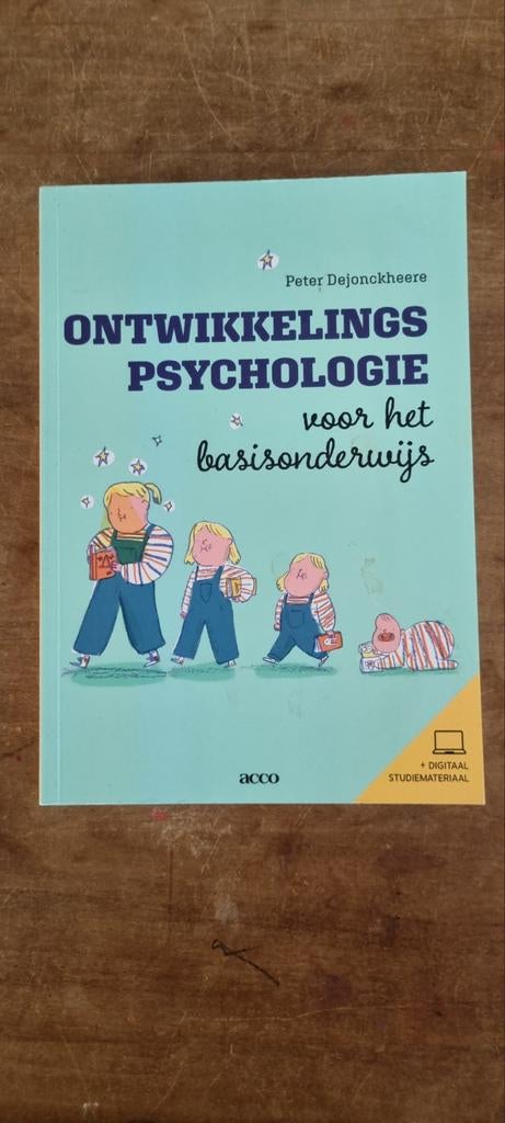 Ontwikkelingspsychologie voor het basisonderwijs, Peter Dejonckheere, Zo goed als nieuw, Gamma, HBO
