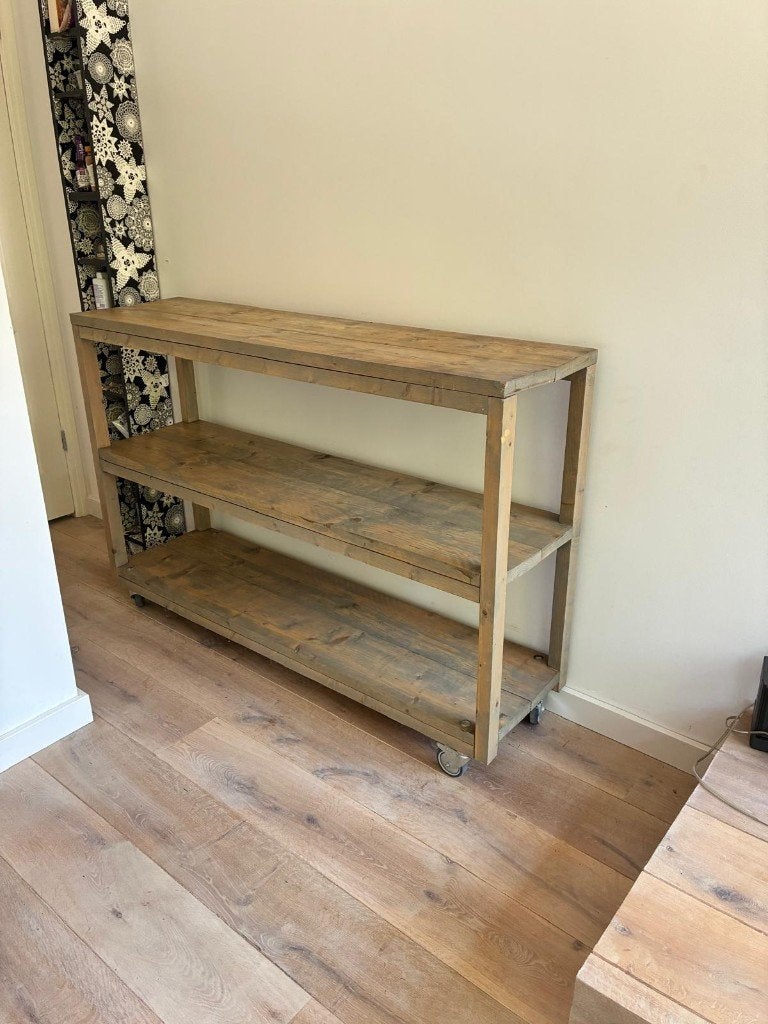 Keuken trolly 1.40x35x95, Ophalen, Gebruikt, 100 tot 150 cm, Meerkleurig