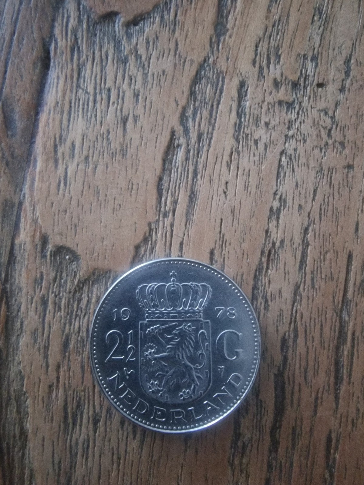 2½ Gulden Juliana 1978, Postzegels en Munten, Munten | Nederland, Ophalen of Verzenden, Koningin Juliana, 2½ gulden, Losse munt