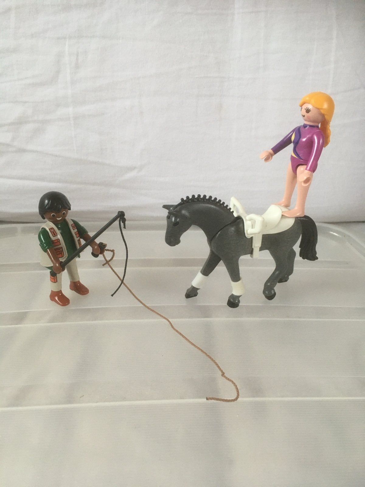 Playmobil Country 5229 Acrobate te paard met trainer, Ophalen of Verzenden, Zo goed als nieuw