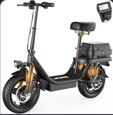 Super GQ8 E-step met gaspedaal - Scooter rijbewijs nodig, Ophalen, Gebruikt, Elektrische step (E-scooter), Super GQ8