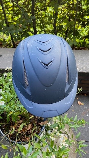 veiligheidscap, Ophalen, Blauw, Zo goed als nieuw, Rijhelm/cap