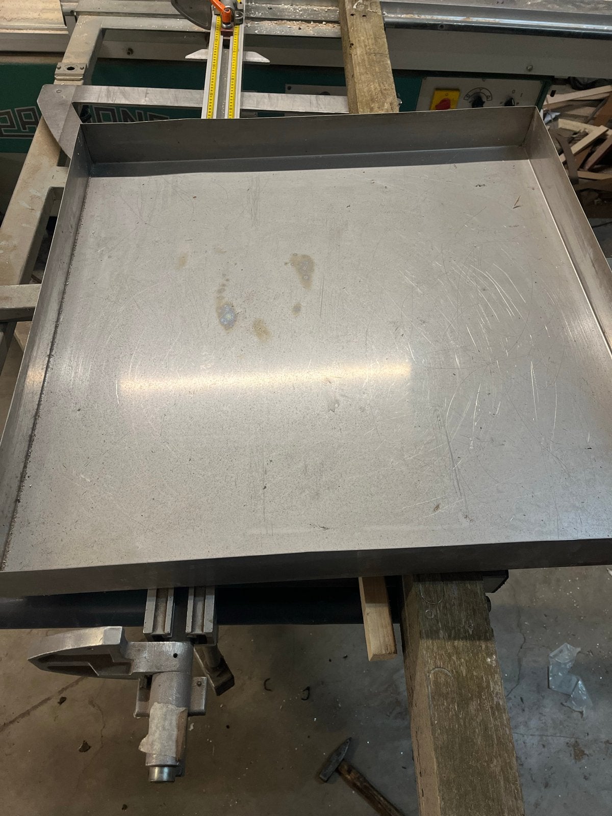 RVS douchebak 720x720 mm voor camper/expeditievoertuig, Ophalen of Verzenden, Gebruikt