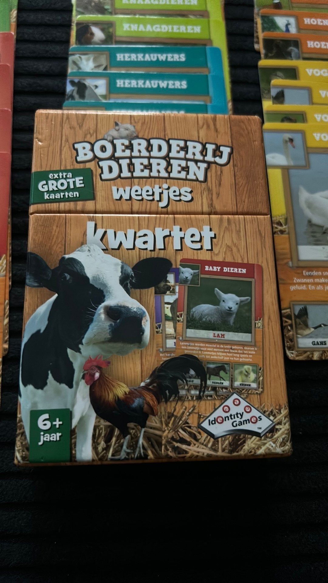 Kwartet boerderij dieren weetjes, Ophalen of Verzenden, Zo goed als nieuw, Kwartet(ten)