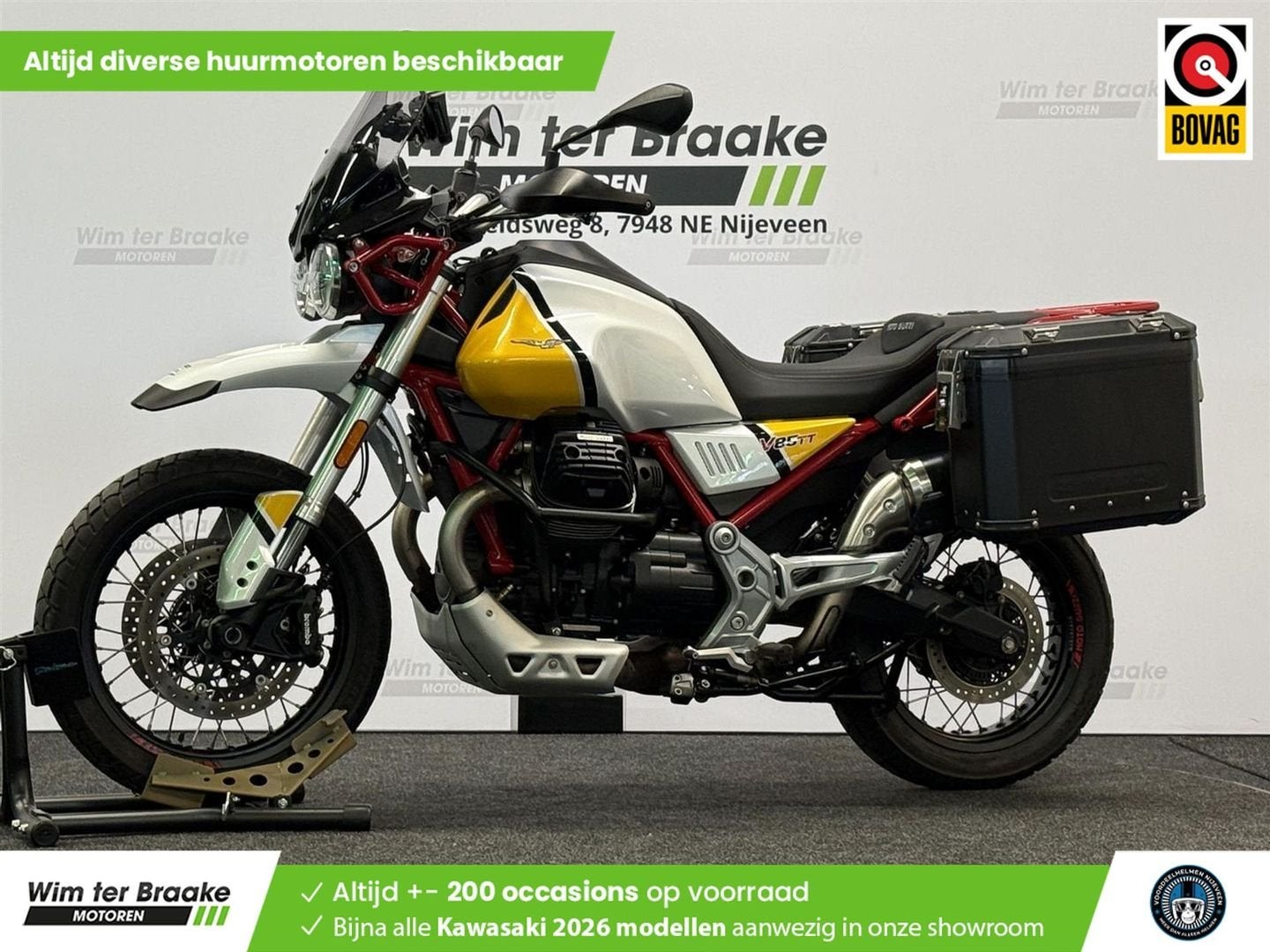 Moto Guzzi V 85 TT ABS (bj 2021) 20,614 km, Motoren, Motoren | Moto Guzzi, 853 cc, 2 cilinders, Motorrijbewijs A, Bedrijf