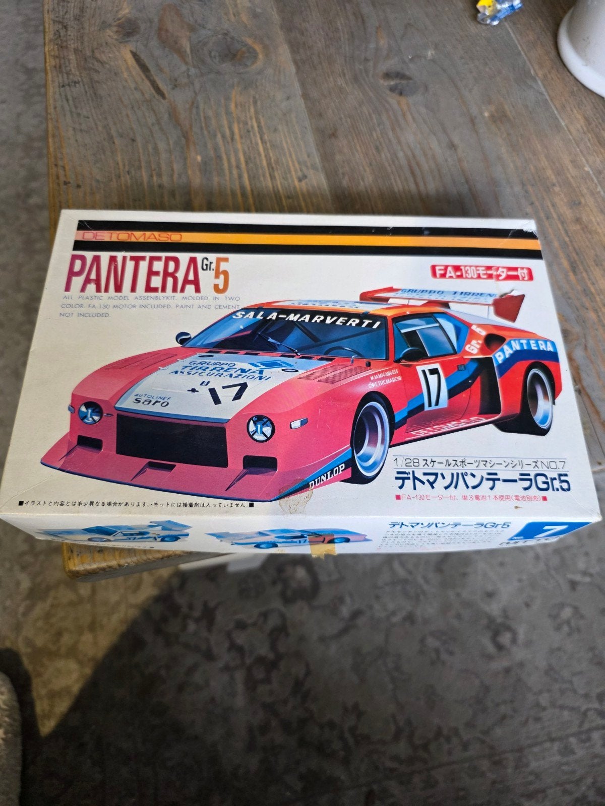 Detomaso Pantera 5 Nitto modelbouwkit 1:28, Ophalen of Verzenden, Groter dan 1:32, Auto, Overige merken