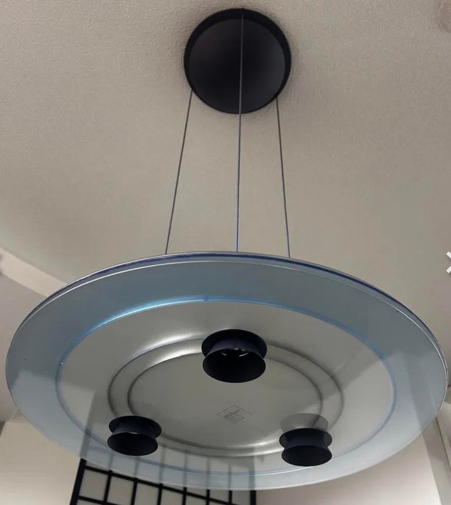 Arteluce voor flos lamp autora | blauw hanglamp plafond, Ophalen of Verzenden, Zo goed als nieuw, Minder dan 50 cm