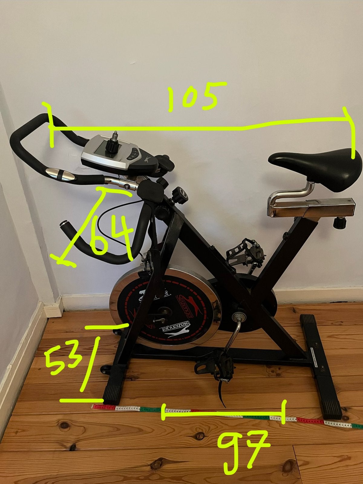 Slazenger SL 280 Hometrainer spinning bike spinfiets, Ophalen, Gebruikt, Spinningfiets, Metaal