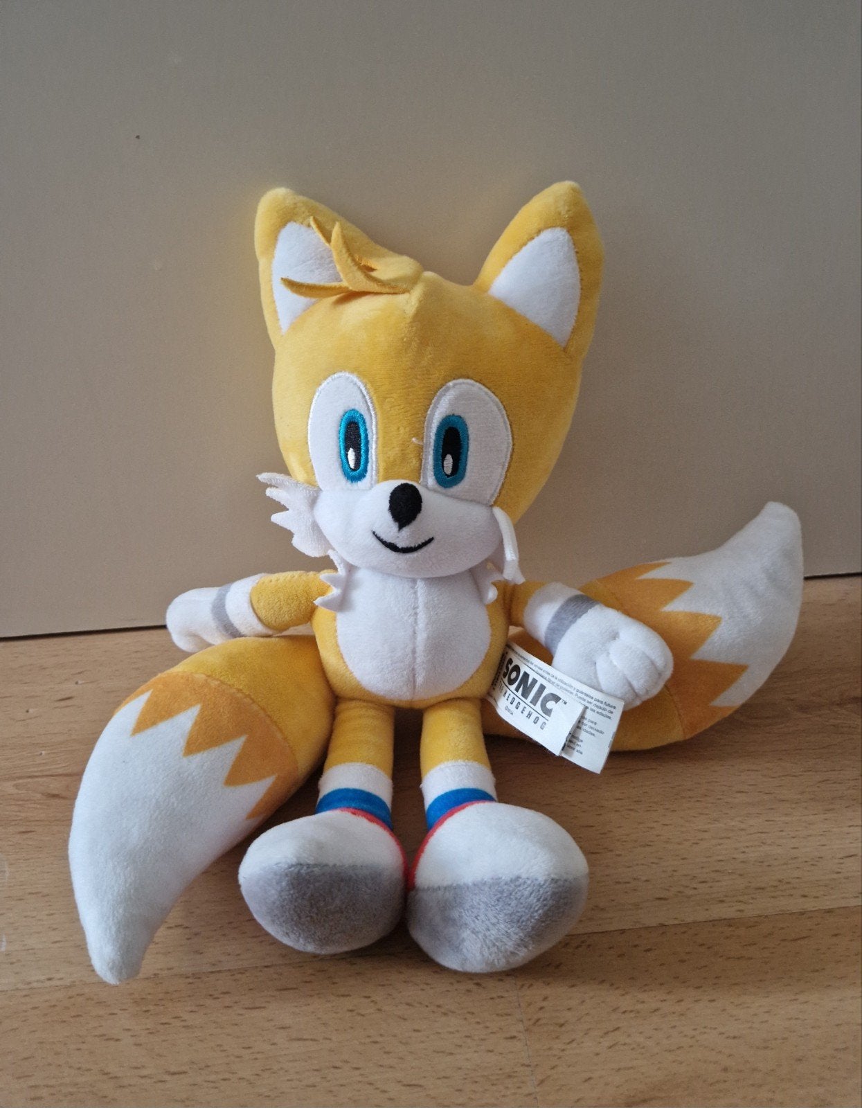 knuffel sonic sega Prize international tails miles prower, Kinderen en Baby's, Ophalen of Verzenden, Zo goed als nieuw, Overige typen