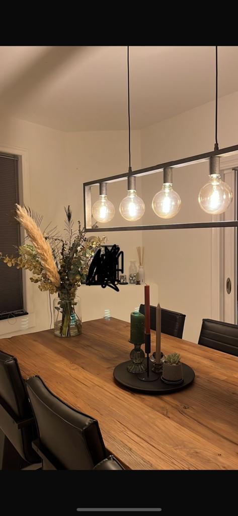 Philips Vintage LED Flame Wandlamp met 5 bollen, Ophalen, Zo goed als nieuw