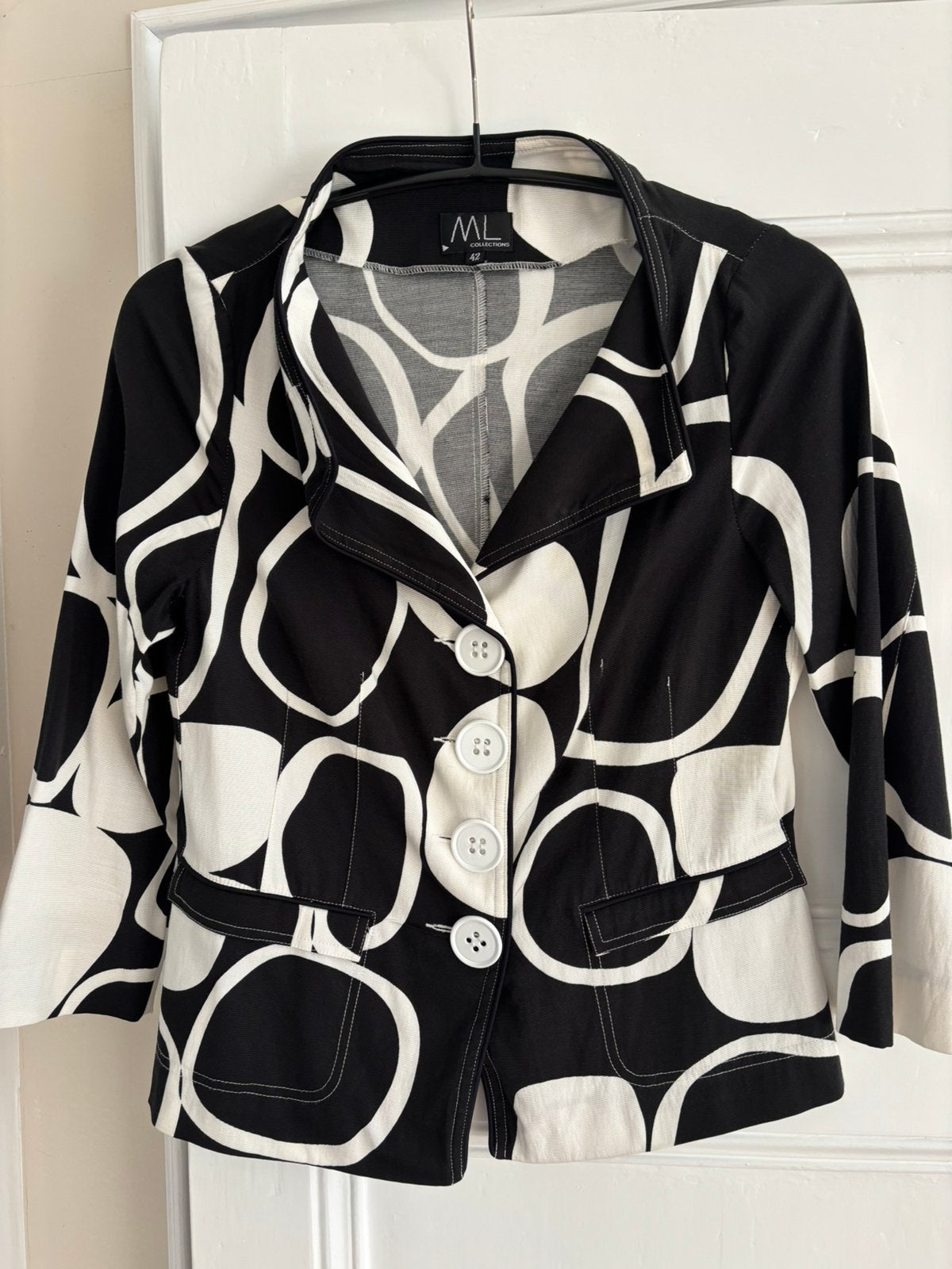 ML Collections blazer maat 42 stretch top item zgsn, Kleding | Dames, Overige kleuren, Verzenden, Maat 42/44 (L), Zo goed als nieuw