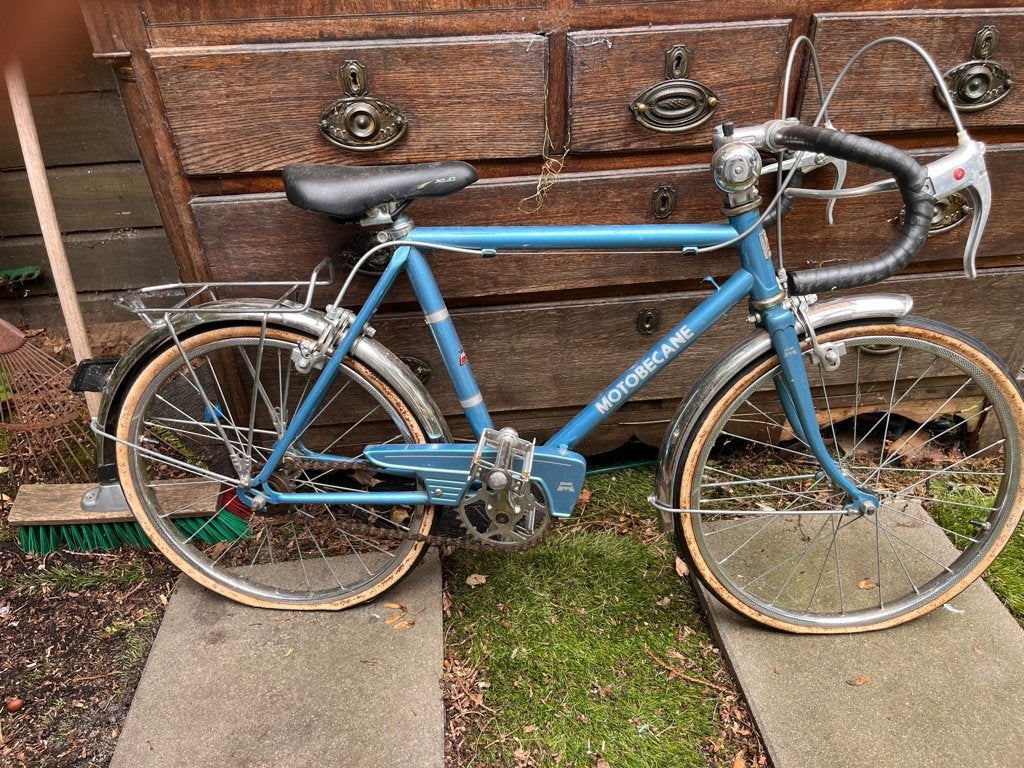 kinder-racefiets oldtimer, Gebruikt, Velgrem, 14 inch of minder, Handrem