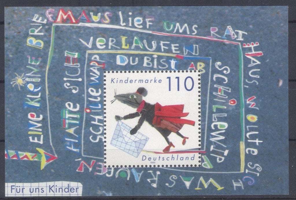 Bundesrepublik (24) - blok 51 - kind 1999 - Der Maus, Verzenden, 1990 tot heden, Postfris