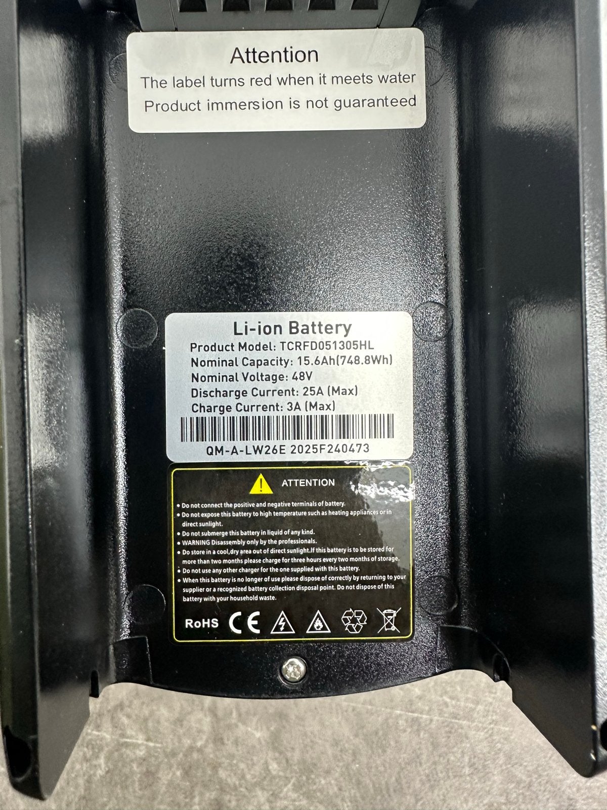 Nieuwe Li-ion E-bike Accu 48V 15.6Ah (748.8Wh), Ophalen of Verzenden, Nieuw