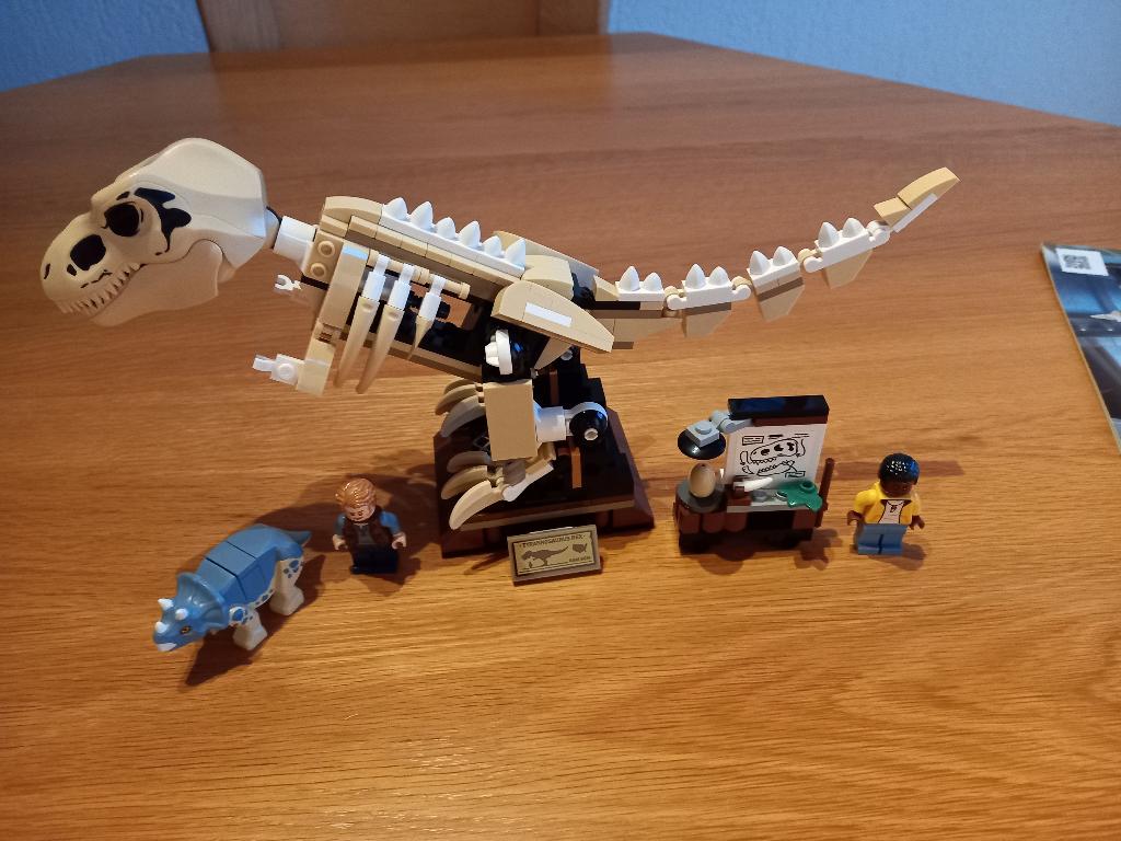Lego 76940 T.rex dinosaur fossil exhibition, Compleet, Gebruikt, Jurassic World, Lego
