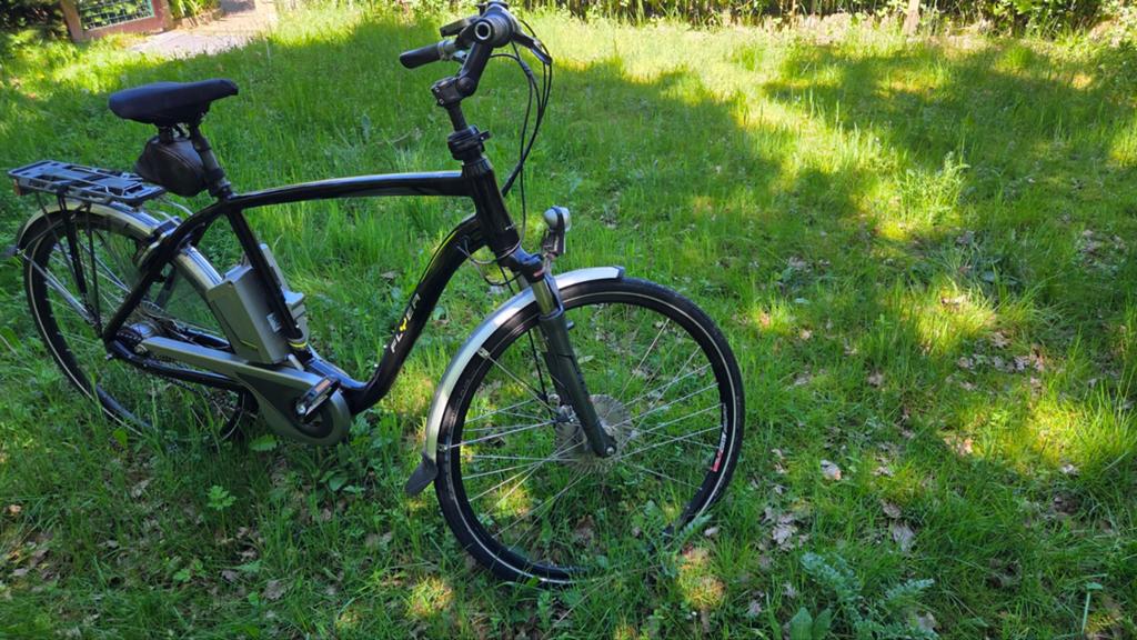 FLYER  ELEKTRISCHE HERENFIETS, Versnellingen, Zo goed als nieuw, 53 tot 57 cm, Ophalen