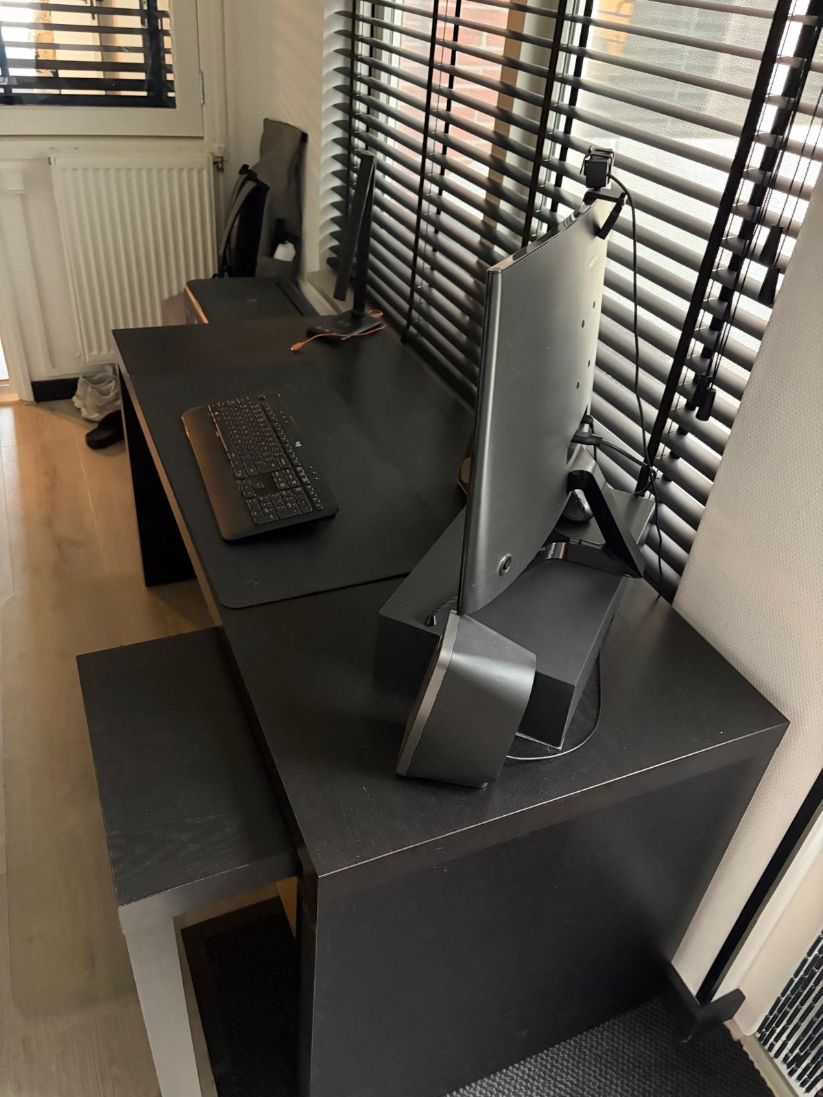 IKEA Malm bureau met ladeblok - Goede conditie, Ophalen, Gebruikt, Met lades, IKEA
