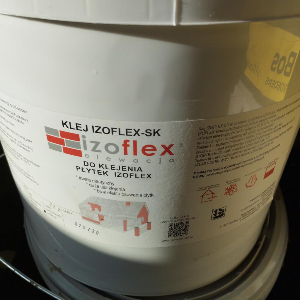 Izoflex Steenstrips Antraciet Lijm 20 kg - Nieuw, 20 liter of meer, Ophalen of Verzenden, Nieuw, Grijs