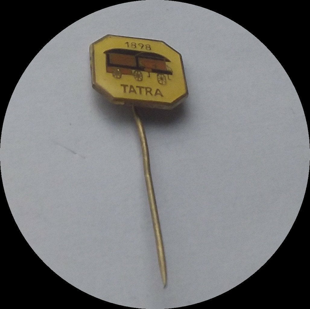oud TATRA speldje 2, Ophalen of Verzenden, Zo goed als nieuw, Transport, Speldje of Pin