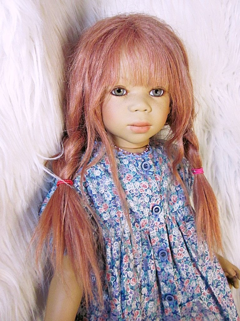 Lieve Ella van Annette Himstedt pop 2004 - 80cm, Verzenden, Gebruikt, Pop