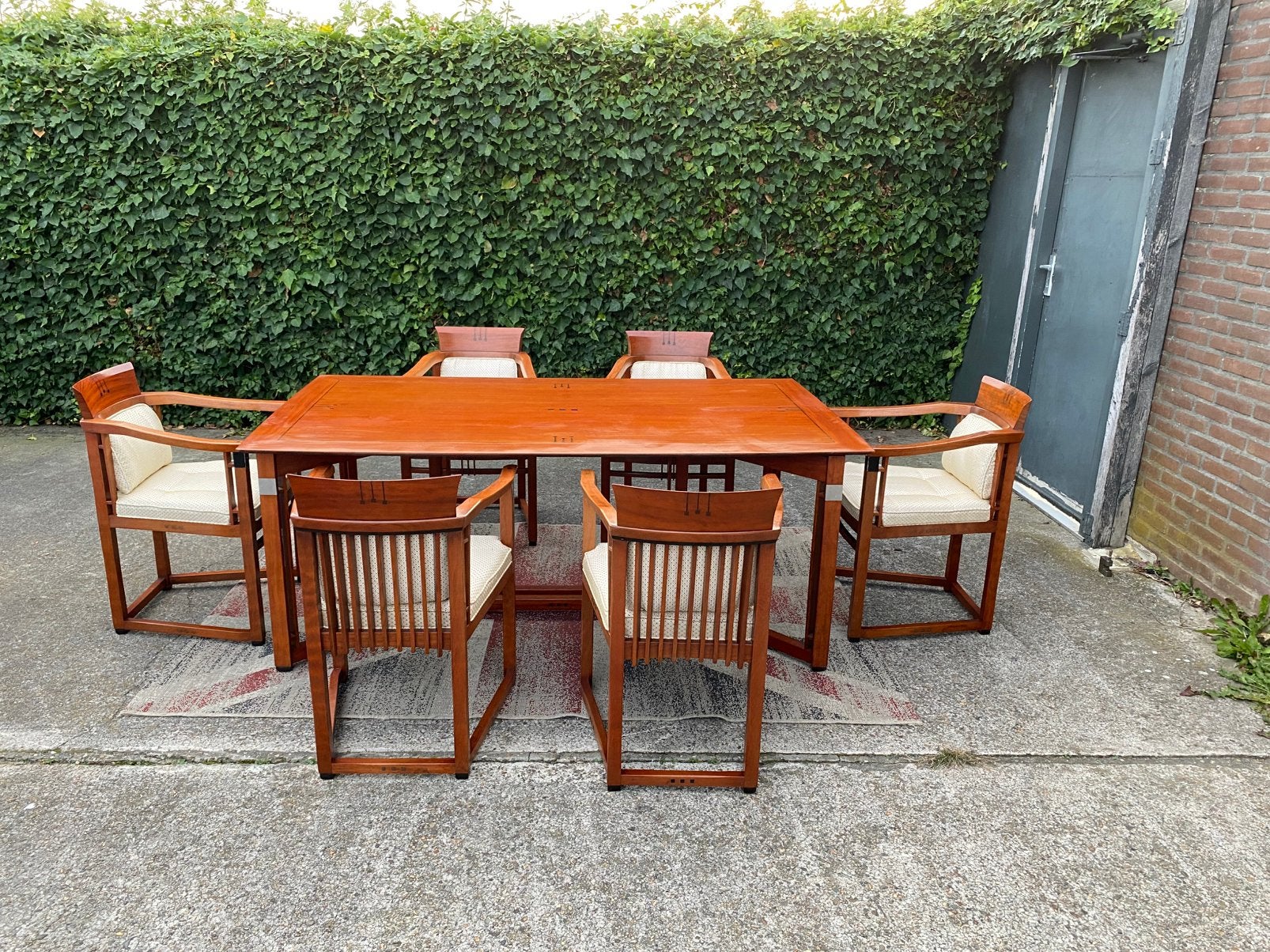 Schuitema Decoforma eettafel met 6 stoelen !!!, Ophalen, Schuitema, Gebruikt, Schuitema