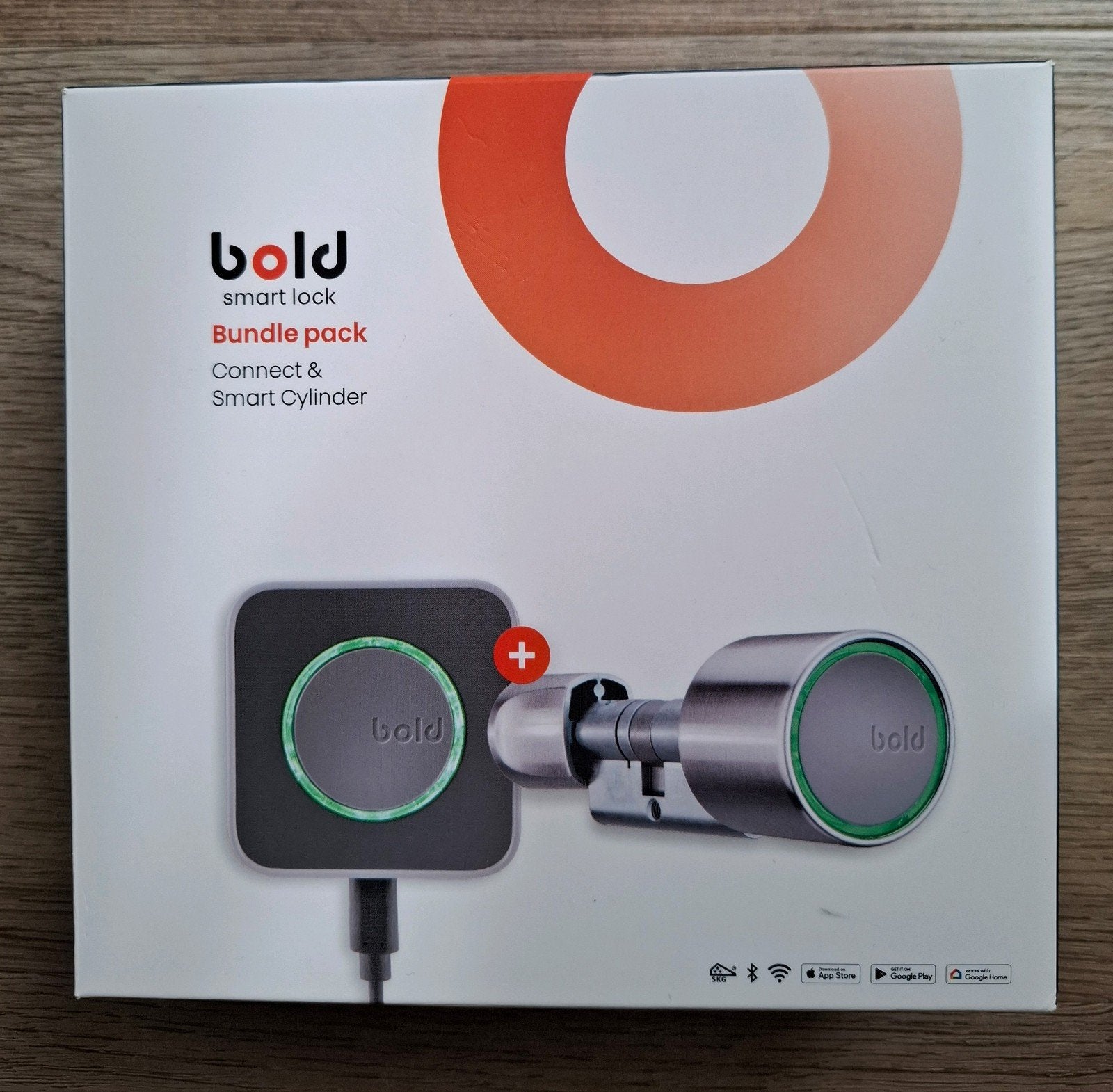 Bold Smart Cilinderslot incl. Connect, Ophalen of Verzenden, Zo goed als nieuw, Rvs, Slot