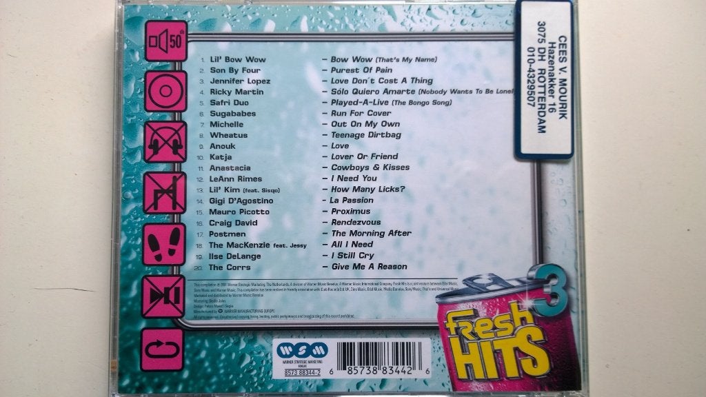 Fresh Hits 3, Ophalen of Verzenden, Zo goed als nieuw, Pop, Album