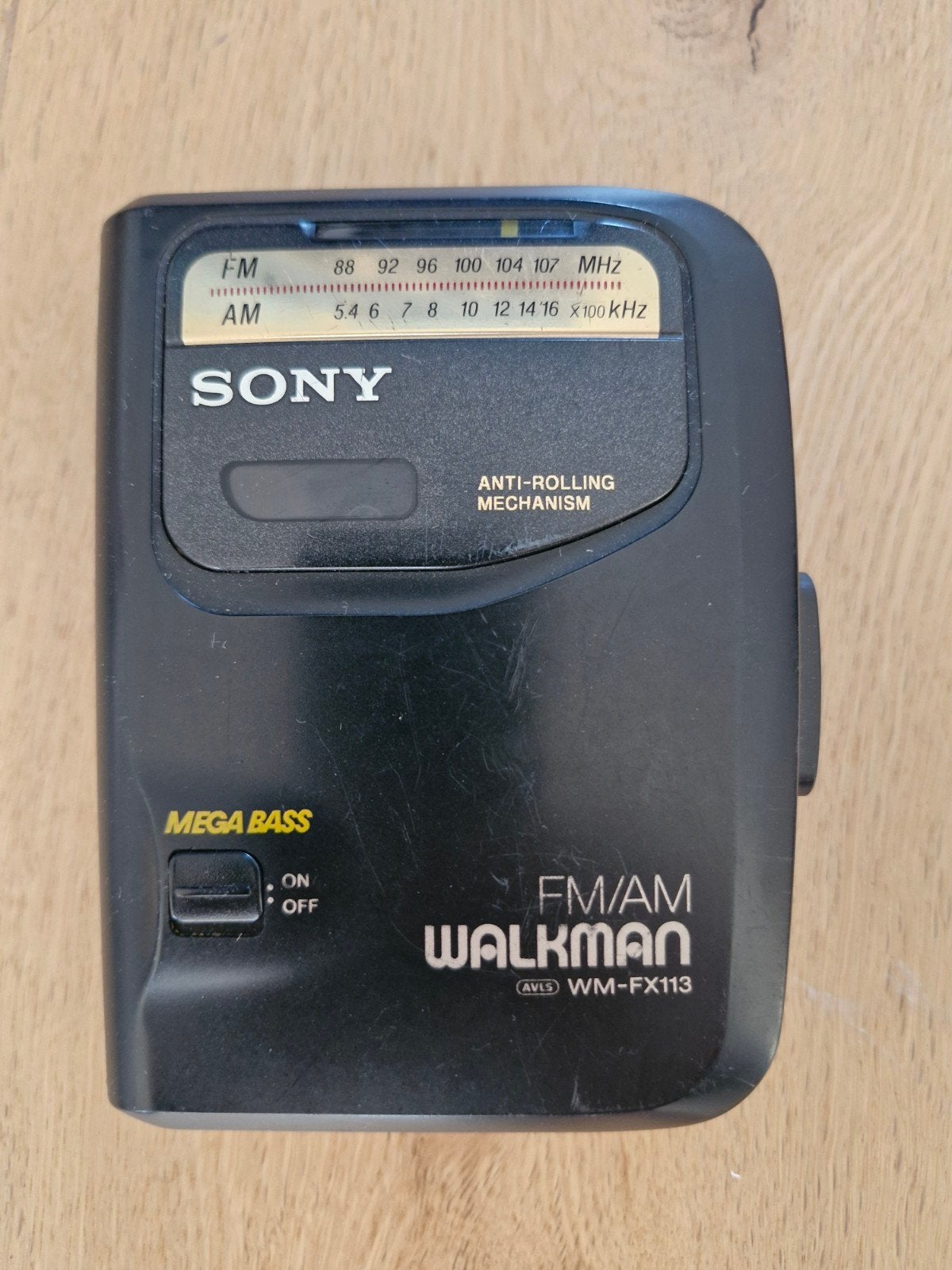 Sony WM-FX113 Walkman met FM/AM radio en Mega Bass, Audio, Tv en Foto, Walkmans, Discmans en Minidiscspelers, Ophalen of Verzenden
