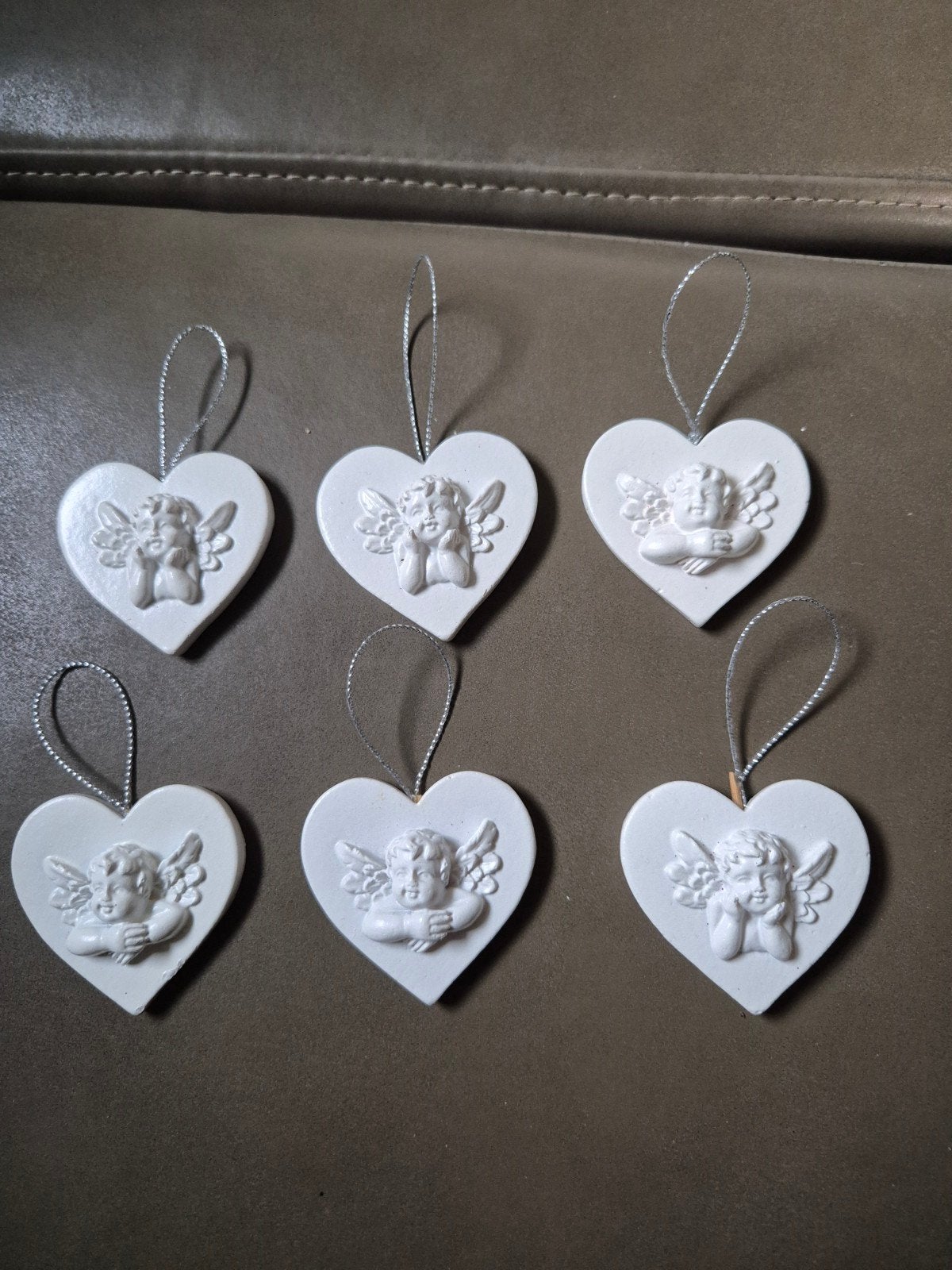 hartjes met engel hangers, Ophalen of Verzenden