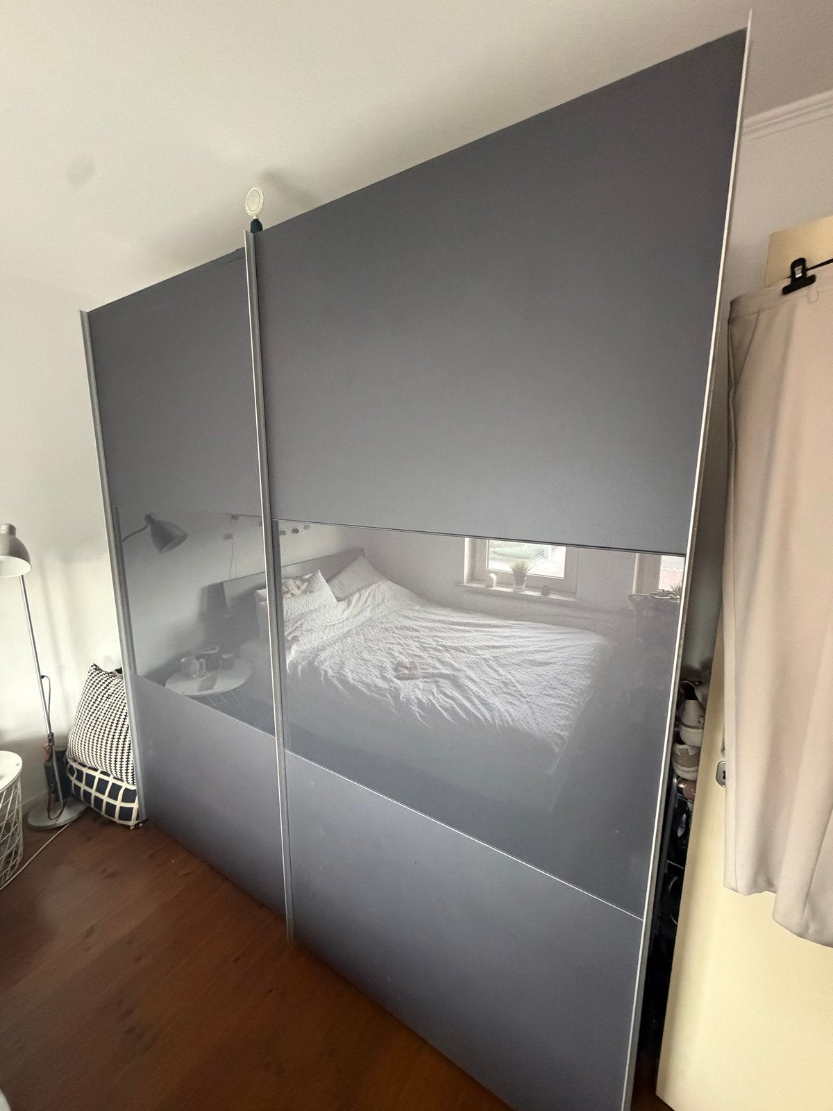 Grote kledingkast met schuifdeuren, Huis en Inrichting, Kasten | Kledingkasten, Ophalen, Overige materialen, Gebruikt, 200 cm of meer