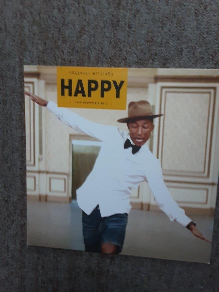 maxi single Pharrel Williams happy, LP, Originele persing, Ophalen of Verzenden, Zo goed als nieuw