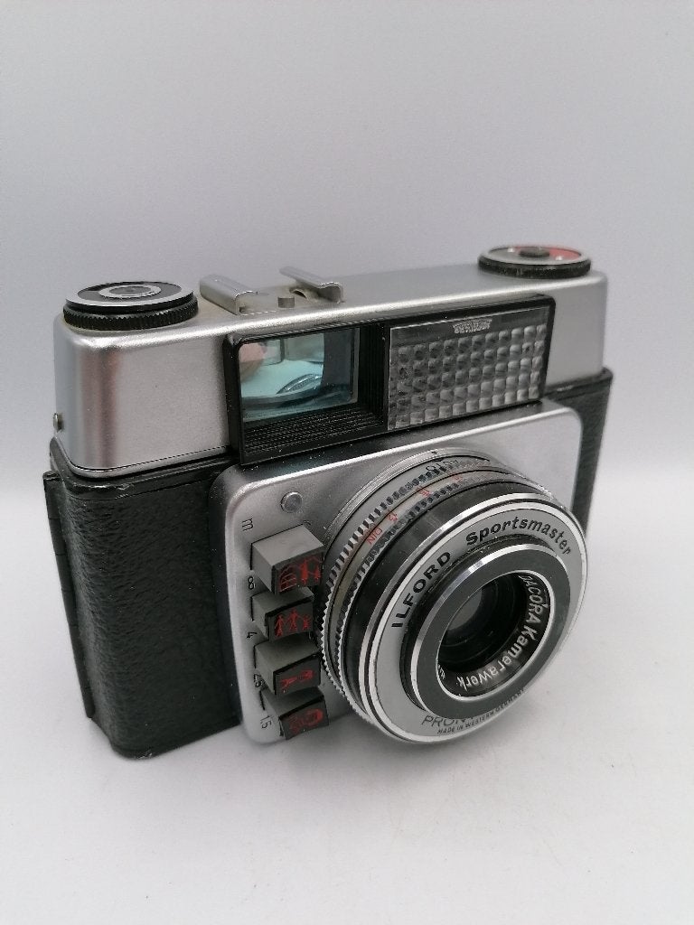 Ilford Sportsmaster vintage 35mm rangefinder camera 1960s, Verzenden, Compact, Overige Merken