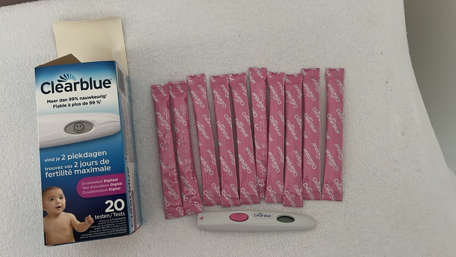 Ovulatie test ClearBlue 10 stuks, Ophalen of Verzenden, Nieuw, Overige typen