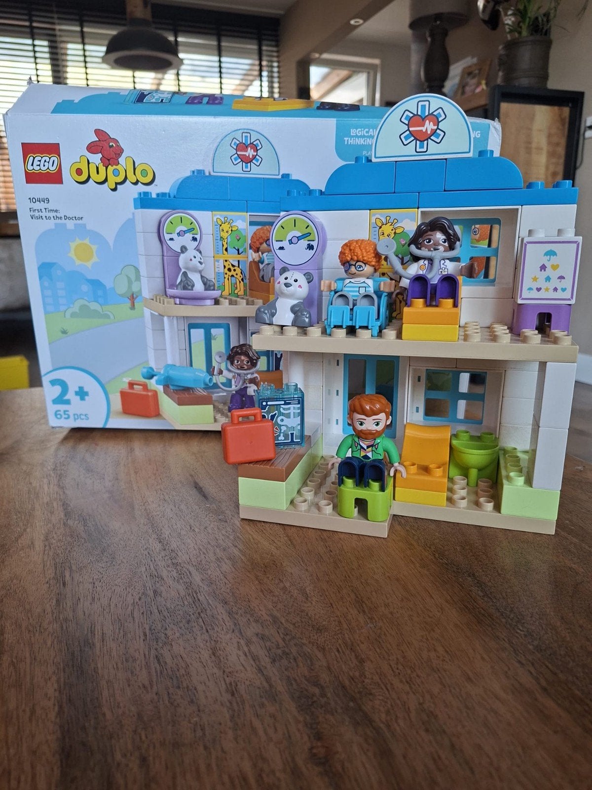 Duplo voor het eerst naar de dokter 10449, Kinderen en Baby's, Speelgoed | Duplo en Lego, Ophalen, Gebruikt, Duplo, Inclusief minifiguren