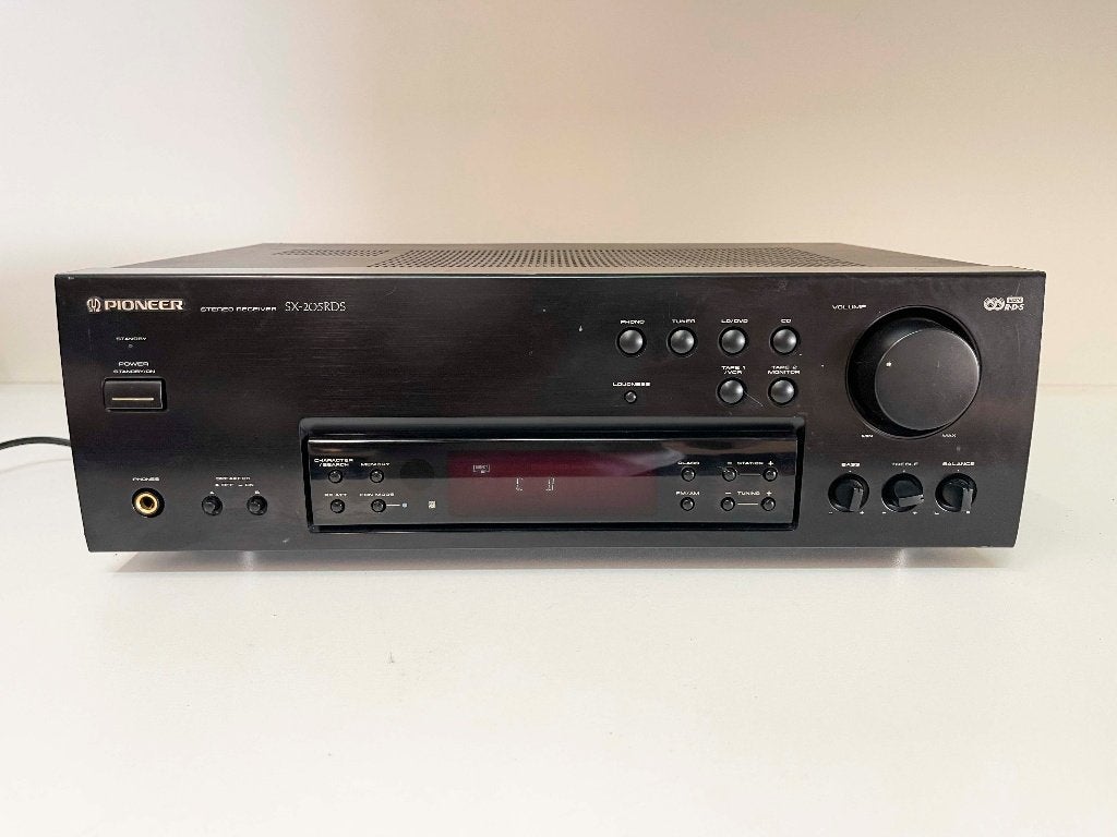 Pioneer SX-205RDS stereo receiver FM/AM-radio met RDS, N, Ophalen of Verzenden, 60 tot 120 watt, Pioneer