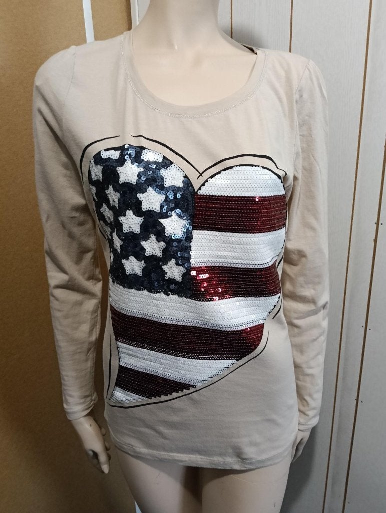 Geisha shirt maat M, Maat 38/40 (M), Geisha, Beige, Ophalen of Verzenden