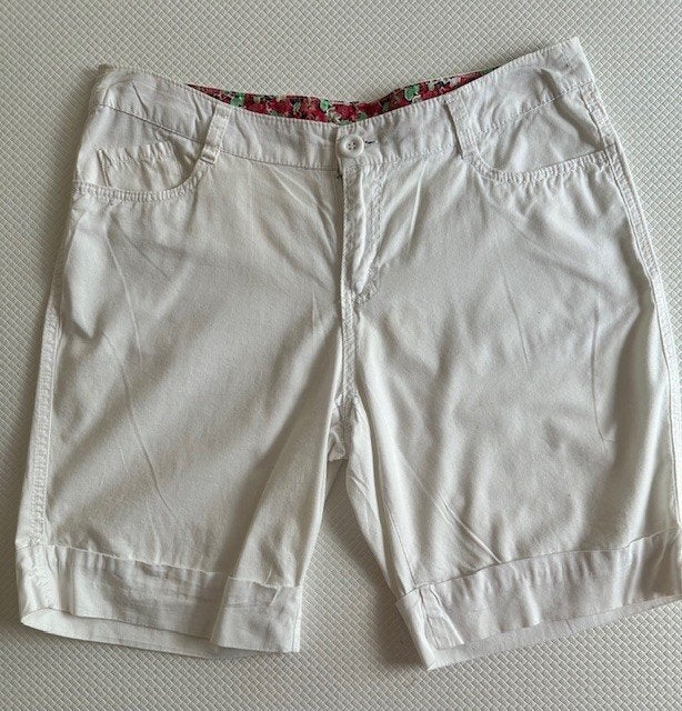 Korte broek van Zeeman, maat 40 zgan (K51), Maat 38/40 (M), Kort, Zeeman, Wit