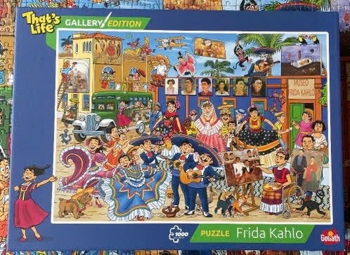 legpuzzel Frida Kahlo, that's life 1000 stukjes, Ophalen of Verzenden, 500 t/m 1500 stukjes, Zo goed als nieuw, Legpuzzel