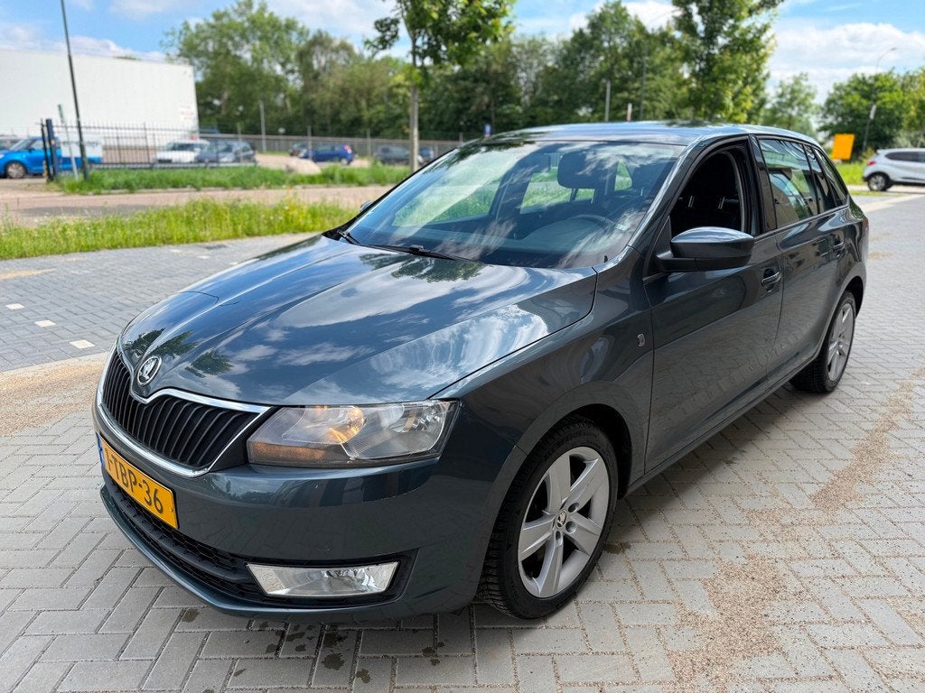 Skoda Rapid Spaceback 1.4 TSI Ambition DSG (bj 2014) Clima/P, Auto's, Skoda, Euro 5, Stof, Gebruikt, 4 cilinders
