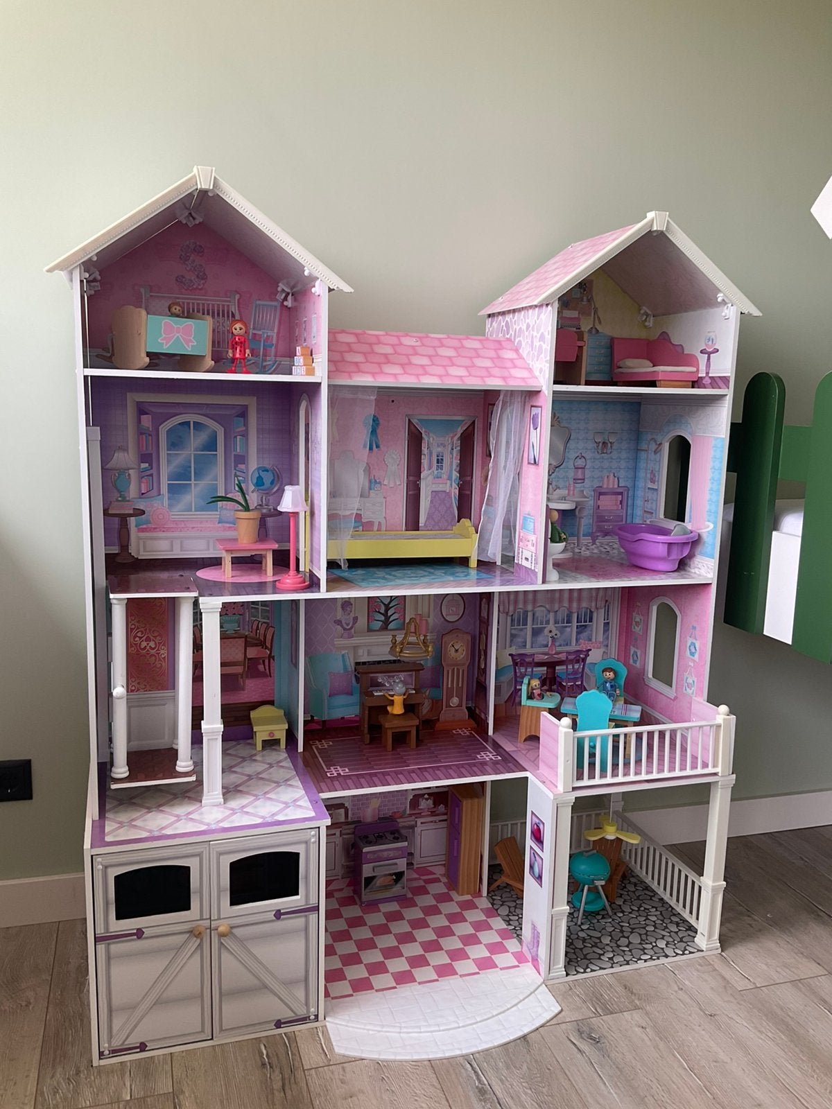 Prachtig Kidcraft poppenhuis Country Estate, compleet!, Ophalen, Gebruikt, Poppenhuis