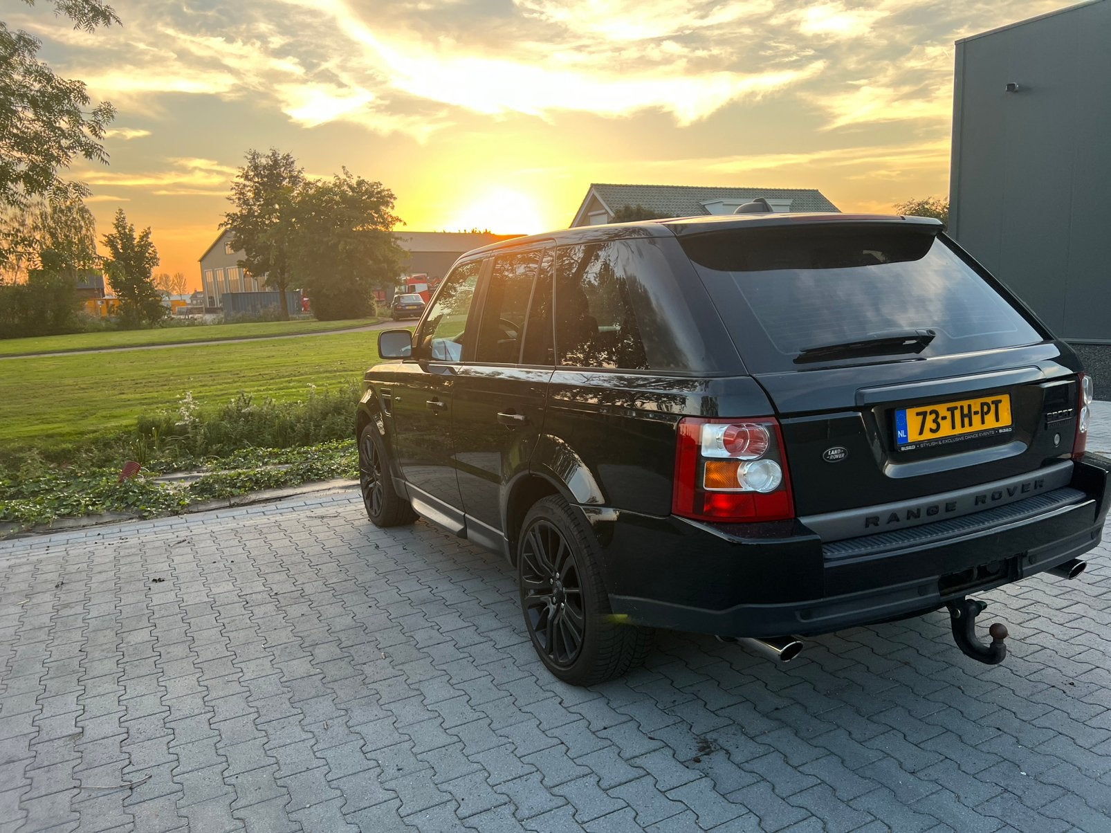 Land Rover Range Rover (sport) 4.2 V8 SC AUT 2006 Zwart, Auto's, Automaat, Dealer onderhouden, 4197 cc, 390 pk