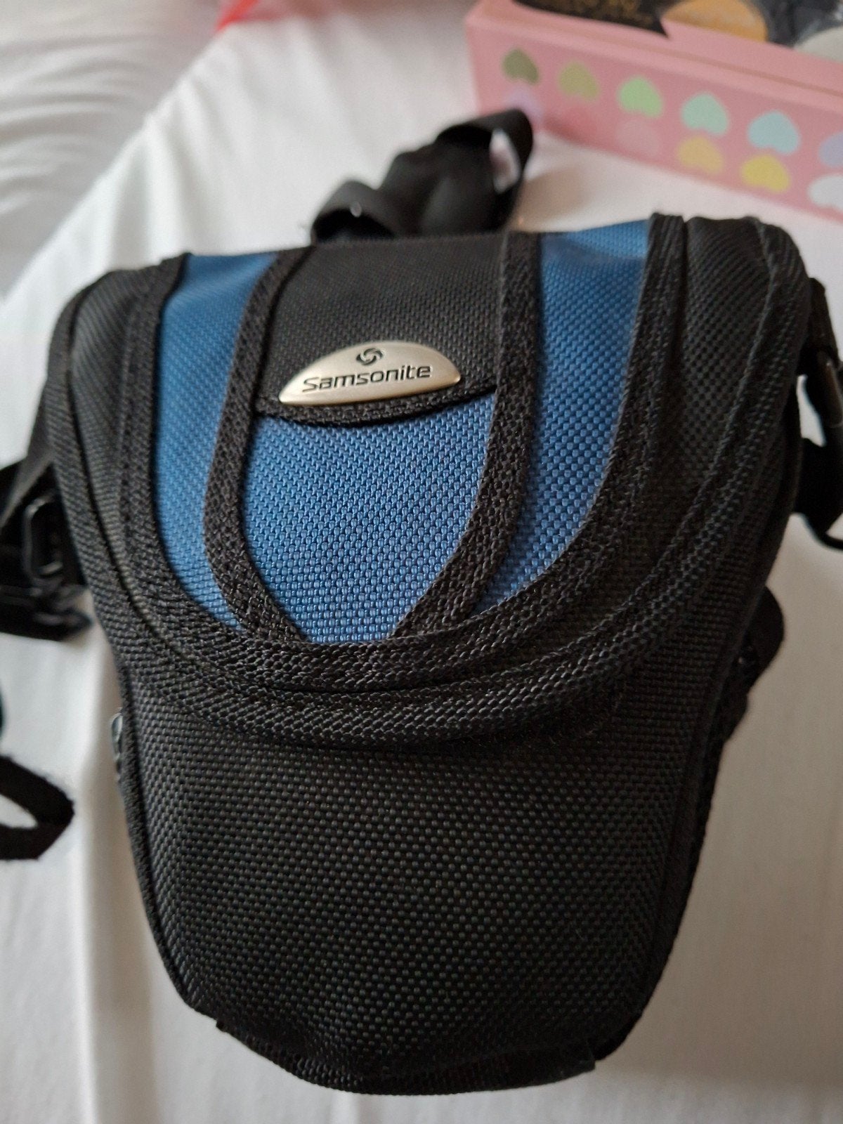 Samsonite cameratas -  zwart, Gebruikt, Samsonite, Blauw, Ophalen of Verzenden