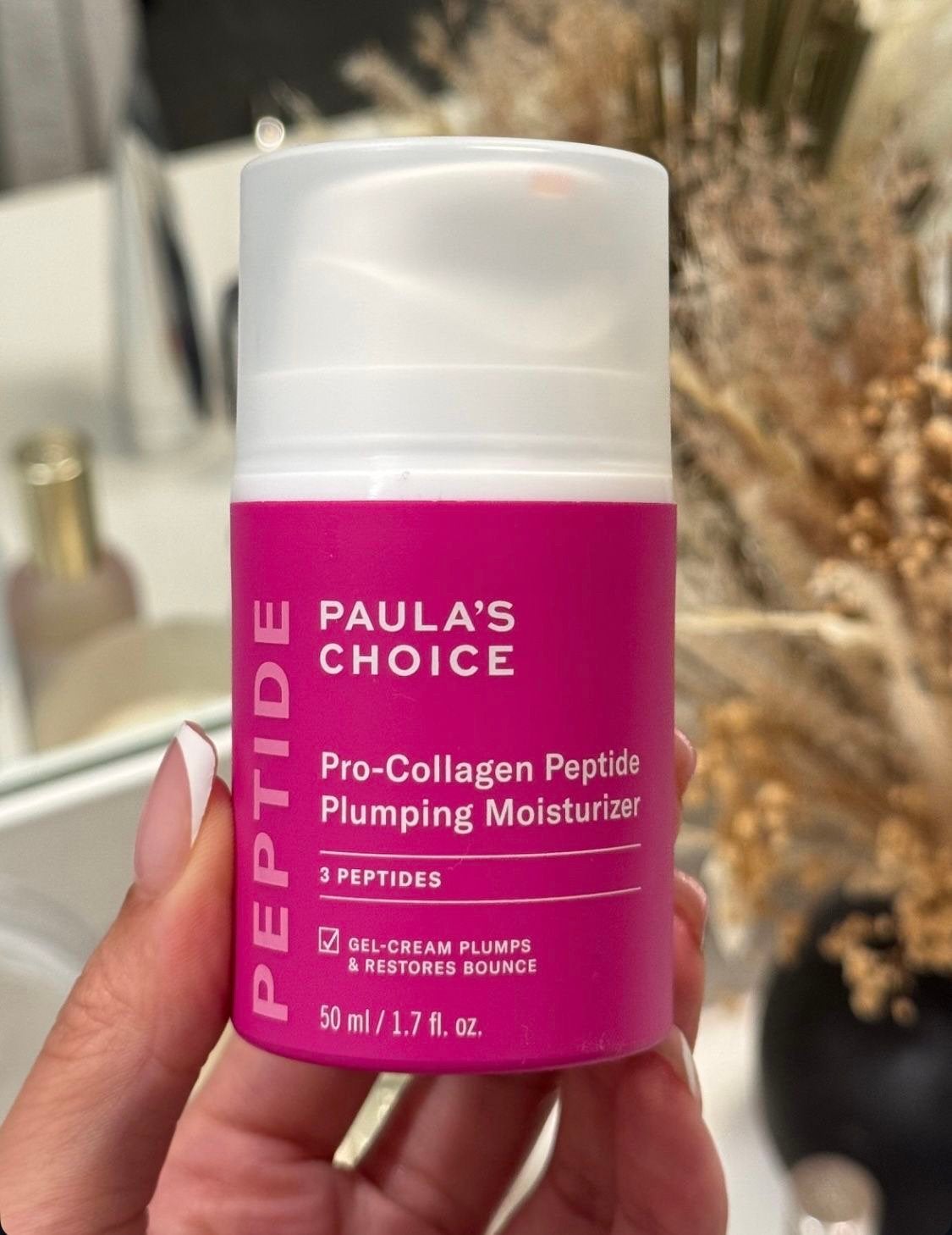 Paula’s Choice Peptide plumping moisturizer nieuw, Ophalen of Verzenden, Nieuw, Gehele gezicht, Verzorging