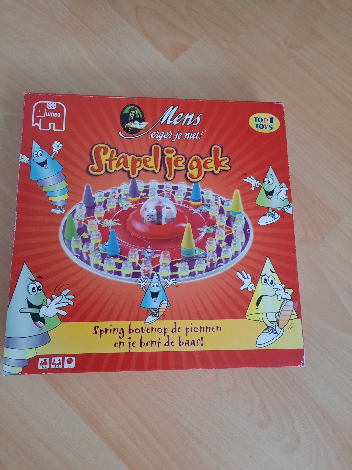 Mens Erger Je Niet! Stapel Je Gek - Jumbo Bordspel, Hobby en Vrije tijd, Gezelschapsspellen | Bordspellen, Drie of vier spelers