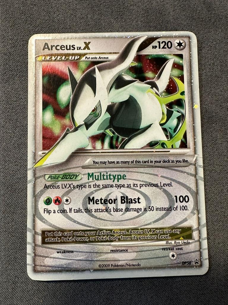 Arceus LV.X DPPR 56 Promo Engels, Ophalen of Verzenden, Zo goed als nieuw, Meerdere kaarten