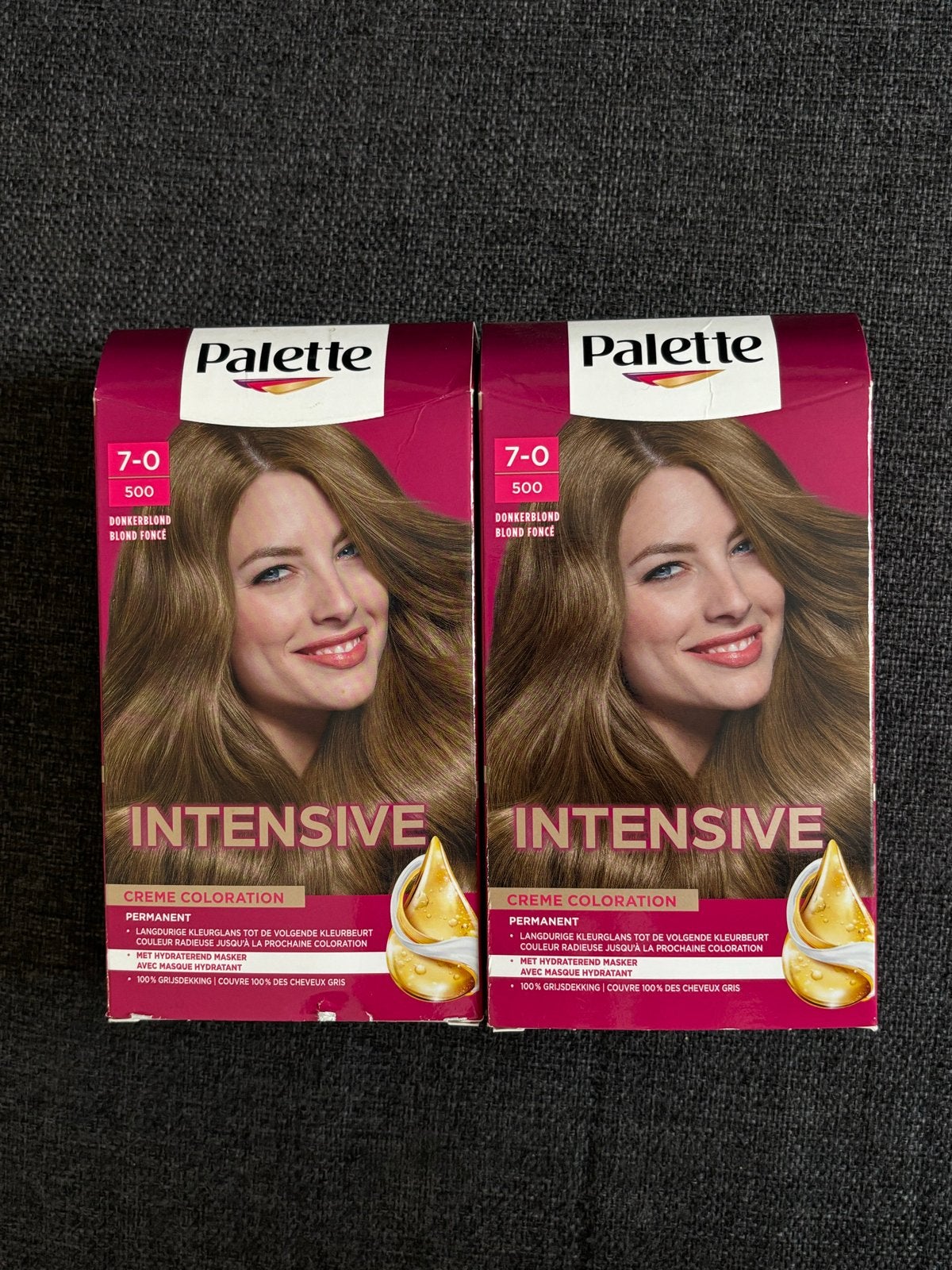 NEW - Palette Haarverf 7-0 Donkerblond (2 stuks), Ophalen of Verzenden, Nieuw, Overige typen