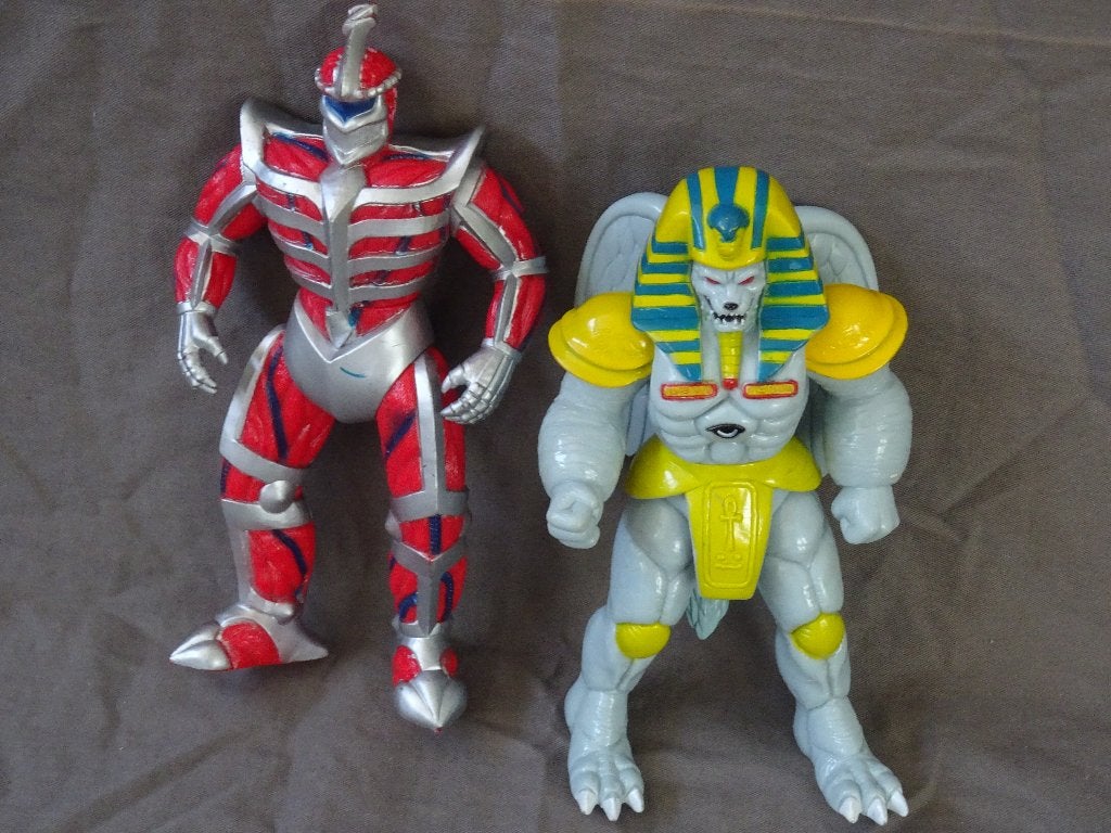 Vintage Bandai Lord Zedd + King Sphinx pop Power Rangers, Ophalen of Verzenden, Zo goed als nieuw