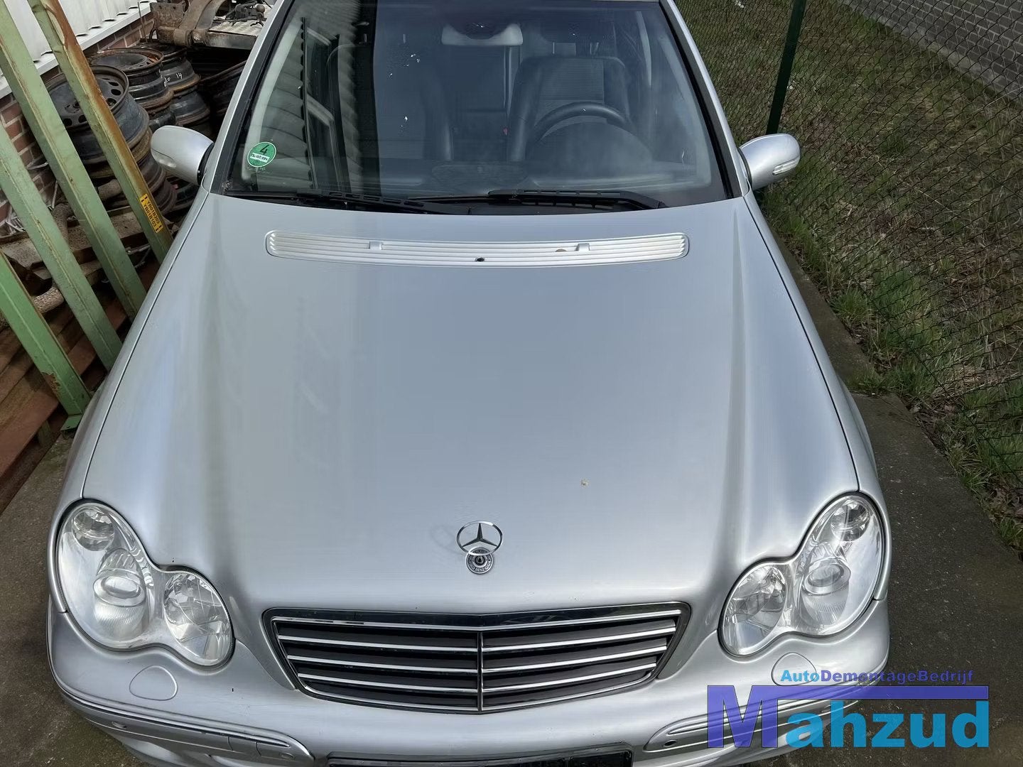 MERCEDES C-KLASSE W203 S203 Zilver C775 motorkap 2000-2007, Gebruikt, Mercedes-Benz AG, Mercedes-Benz, Ophalen of Verzenden