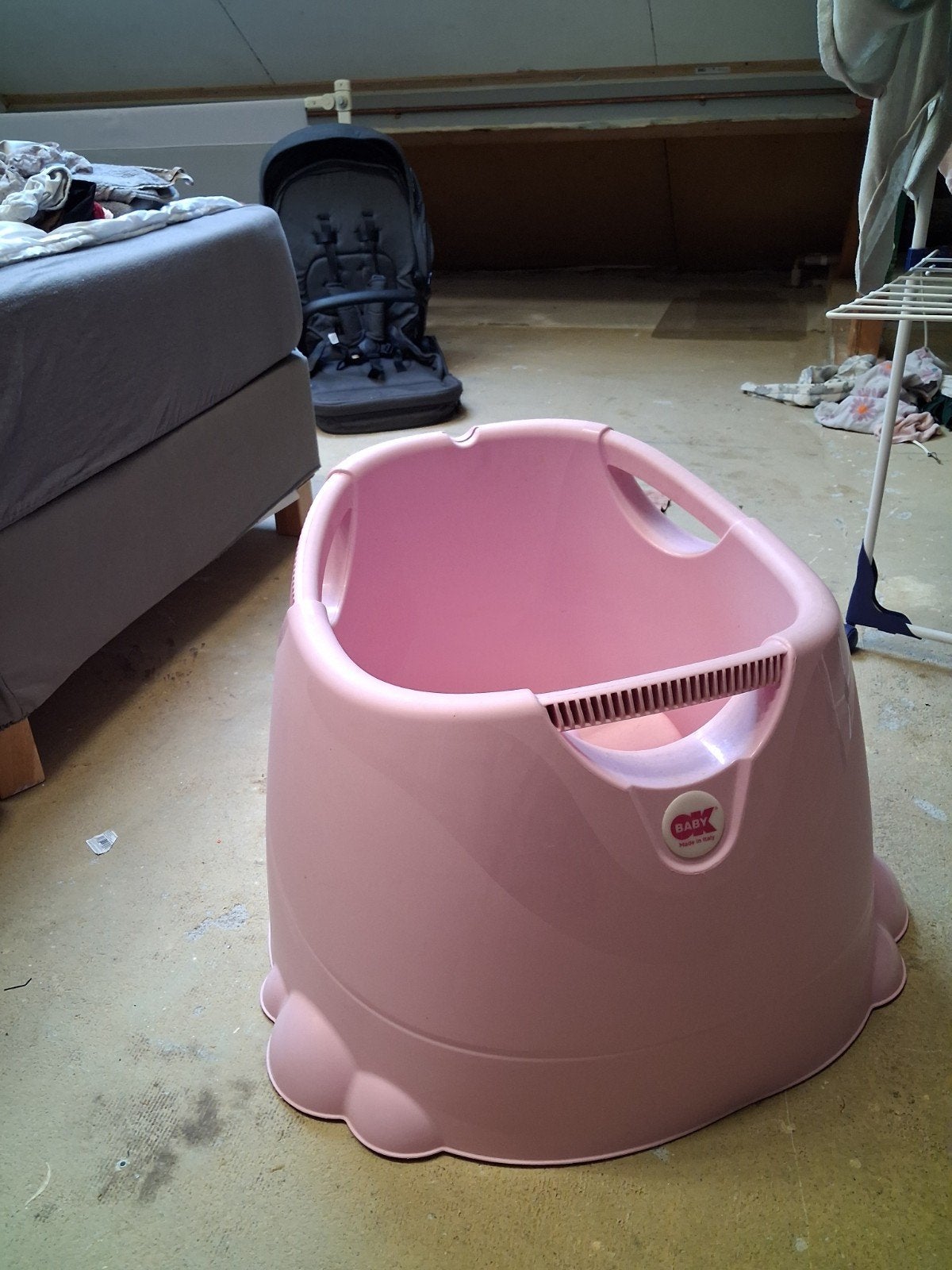 Roze Tummy Tub - Babybadje, Gebruikt, Tummy Tub, Standaard, Ophalen